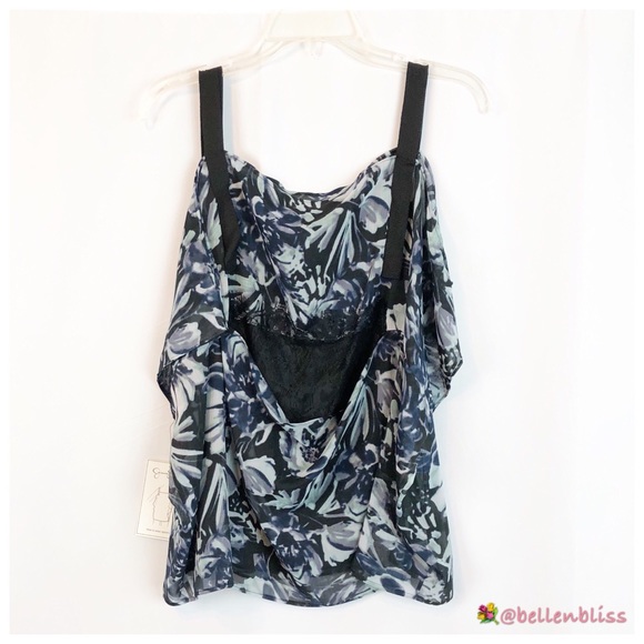 Floral Flutter Top by Jessica Simpson, Size L - Picture 2 of 8